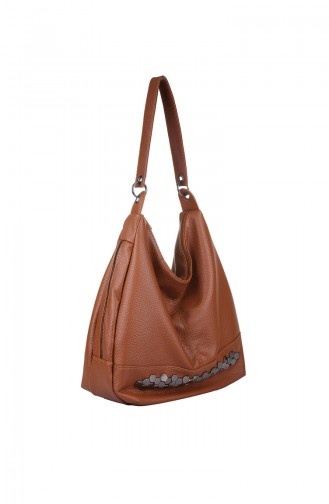 Tobacco Brown Shoulder Bag 414-091