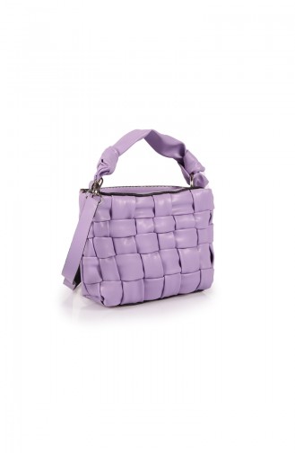 Lila Schultertasche 56Z-03