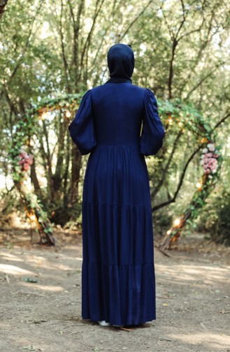 Robe Hijab Bleu Marine 8261-01