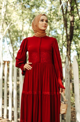 Robe Hijab Bordeaux 8261-05