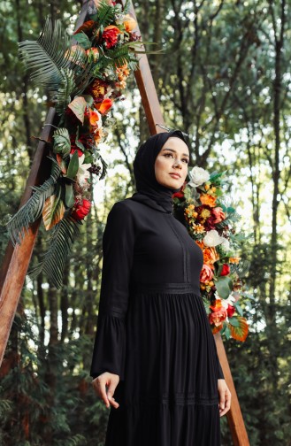 Robe Hijab Noir 8263-04