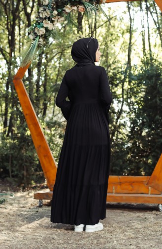 Robe Hijab Noir 8263-04