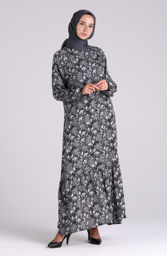 Black İslamitische Jurk 5322-04