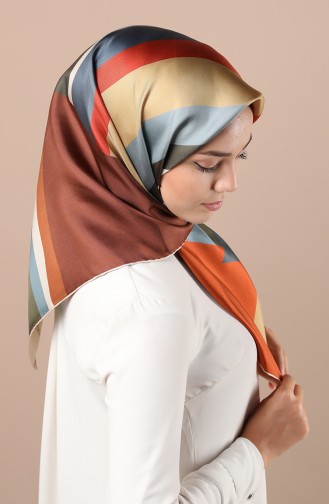 Orange Scarf 8301D-02