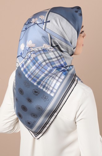 Navy Blue Scarf 8303D-02