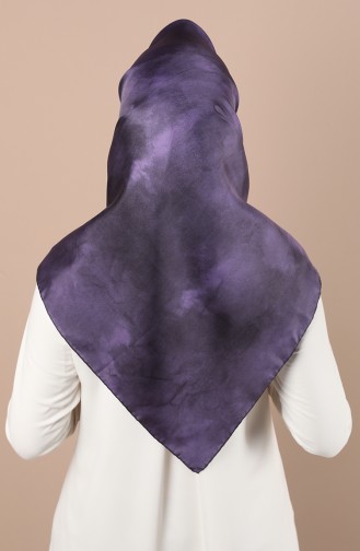 Armine Saf İpek Eşarp 8333D-03 Koyu Mor