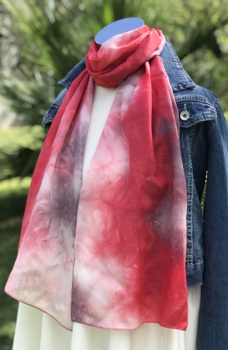 Foulard Rouge corail 61582-01