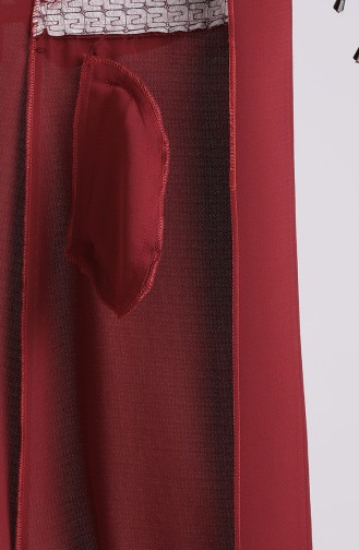 Dark Claret Red Cape 4013-01