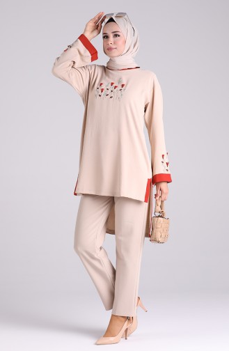 Beige Tunics 8037-07