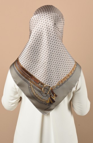 Khaki Scarf 8314D-02