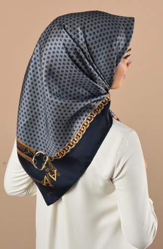 Navy Blue Scarf 8314D-04