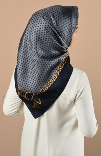 Navy Blue Scarf 8314D-04