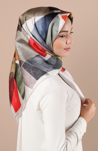 Khaki Scarf 8315D-02