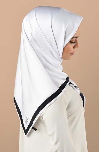 White Hoofddoek 90701-23