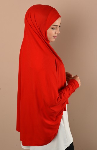 Eşarp Tunik 0043-17 Kırmızı