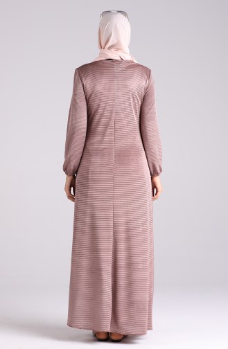 Mink Hijab Dress 2028-03