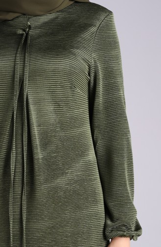 Grün Hijab Kleider 2028-06