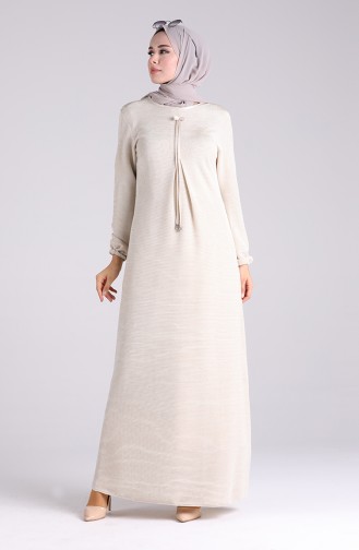 Robe Hijab Beige 2028-07