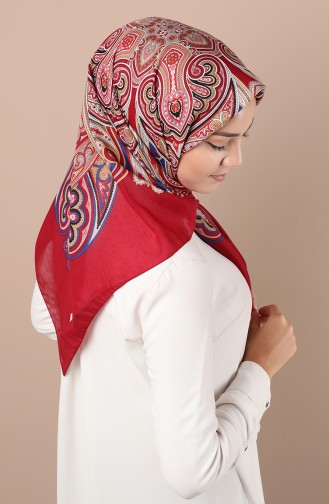 Claret red Hoofddoek 90710-07