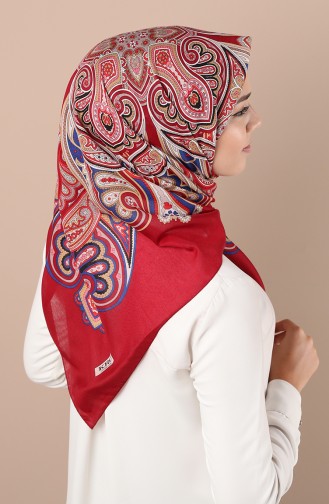 Claret red Hoofddoek 90710-07