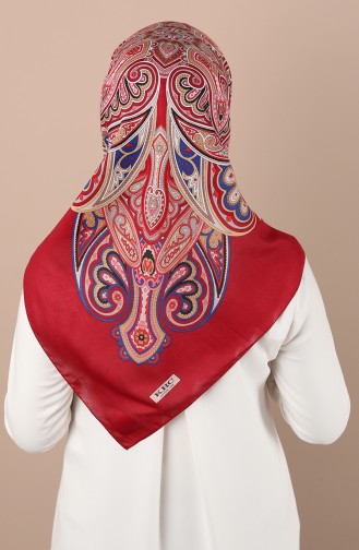 Claret red Hoofddoek 90710-07