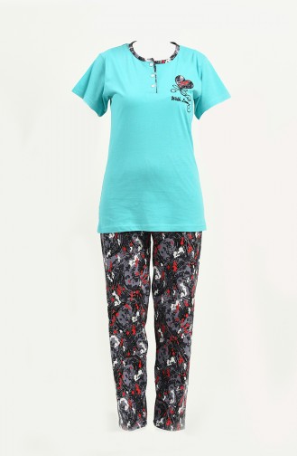 Pyjama Turquoise 2731-07