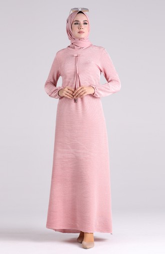 Powder Hijab Dress 2028-09