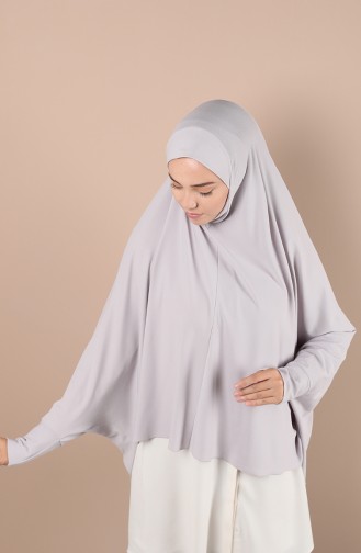 Eşarp Tunik 0043-06 Açık Gri