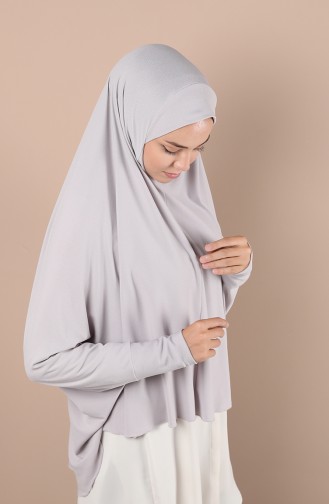 Eşarp Tunik 0043-06 Açık Gri