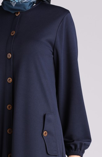 Navy Blue Abaya 2085-02