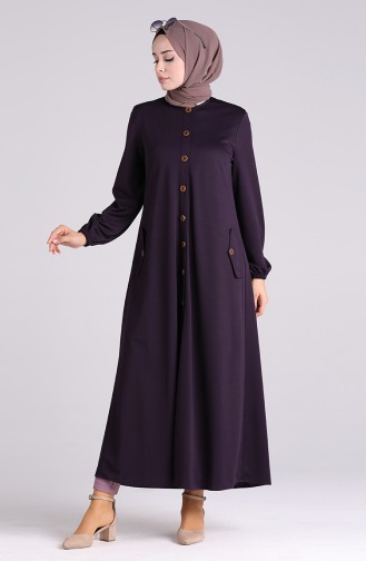 Dark Purple Abaya 2085-07