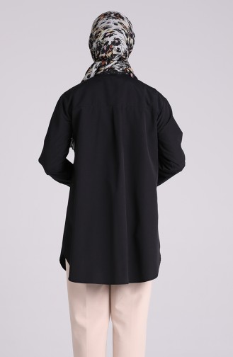 Black Overhemdblouse 1109-01