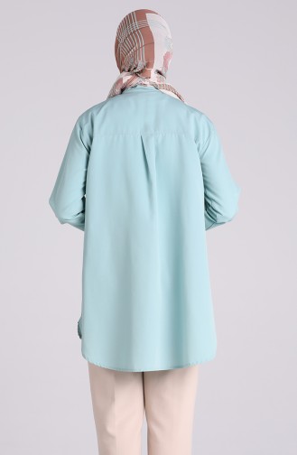 Green Overhemdblouse 1109-02