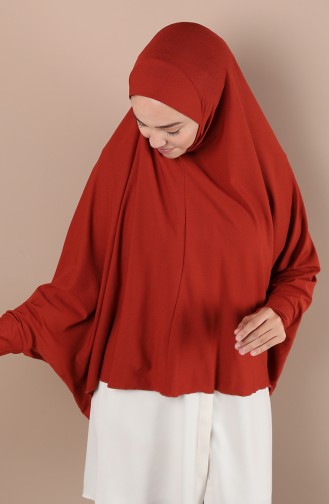 Brick Red Shawl 0043-13