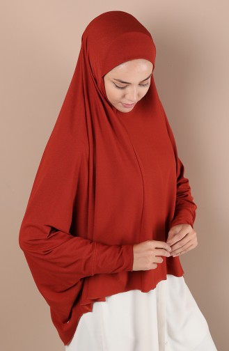 Brick Red Shawl 0043-13