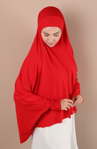 Eşarp Tunik 0043-17 Kırmızı