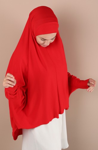 Eşarp Tunik 0043-17 Kırmızı