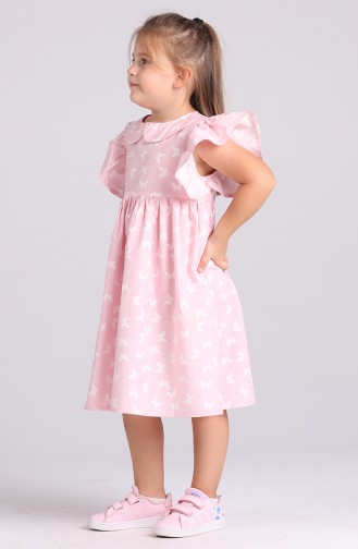 Robe Enfant Rose 4602-03