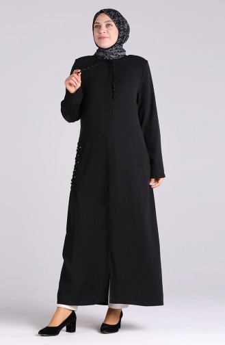 Black Abaya 0368-04