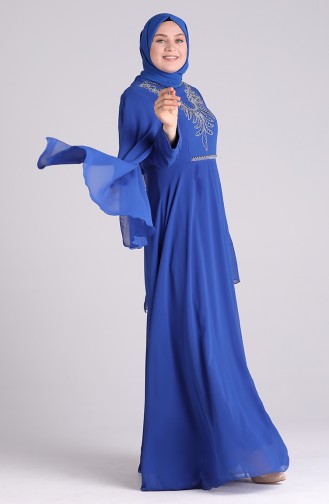 Habillé Hijab Blue roi 2058-07