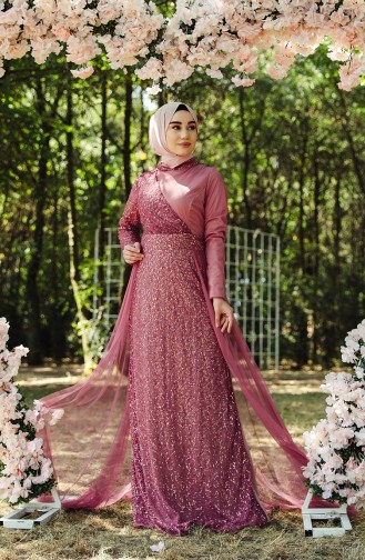 Puder Hijab-Abendkleider 5345-05