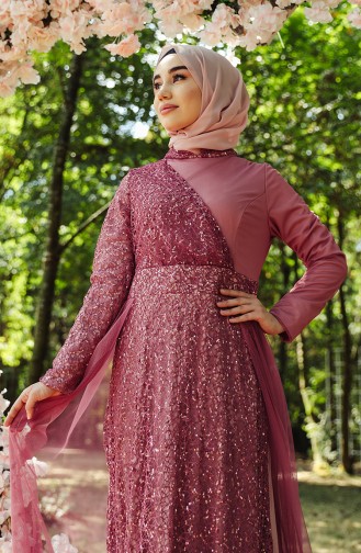 Puder Hijab-Abendkleider 5345-05
