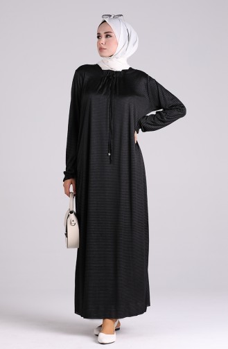 Robe Hijab Noir 2029-10