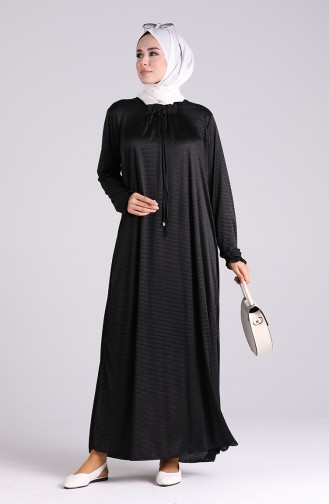 Robe Hijab Noir 2029-10
