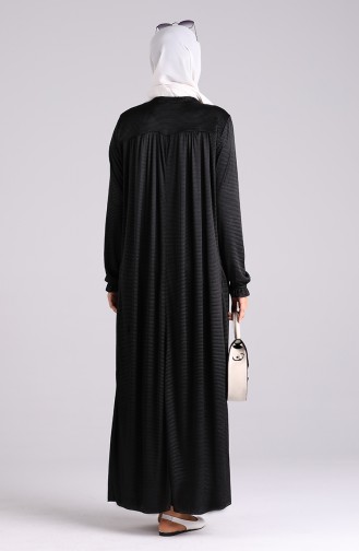 Robe Hijab Noir 2029-10