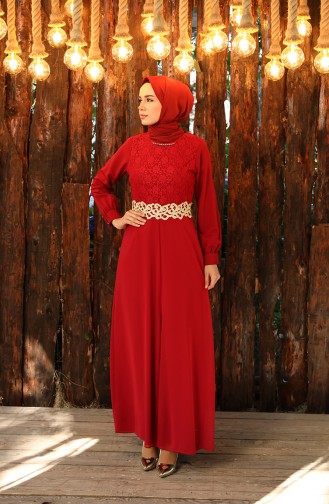 Claret Red Jumpsuits 0002-01