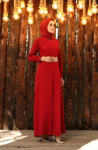 Claret Red Jumpsuits 0002-01