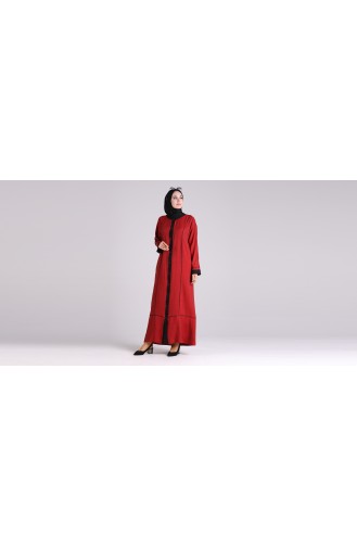 Claret red Abaya 1091-01