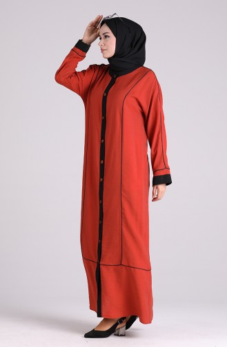 Abayas Couleur brique 1091-05