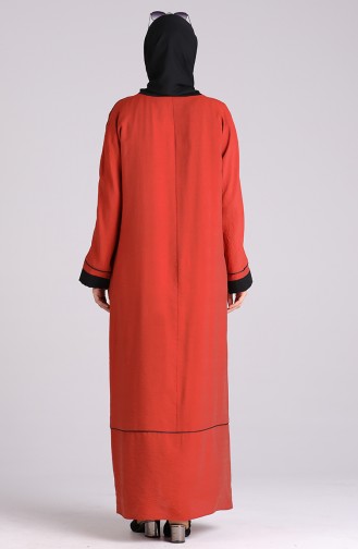 Brick Red Abaya 1091-05